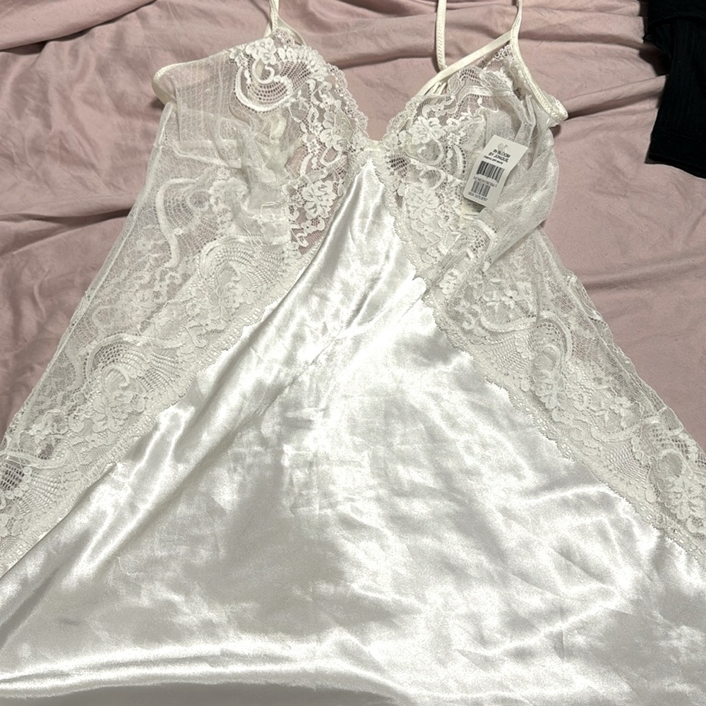 White in bloom bridal slip never worn